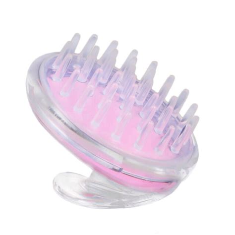 soft silicone deep cleansing shower brush body scrubber hair scalp massager ebay