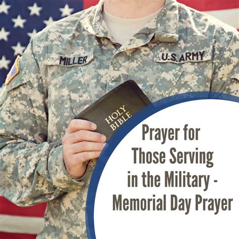 Prayer For Those Serving In The Military Memorial Day Prayer