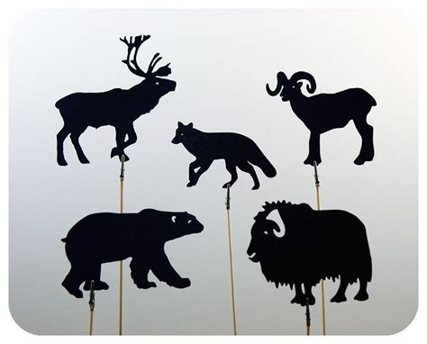 Arctic Circle Shadow Puppet Set Shadow Puppets Puppets Shadow Theatre