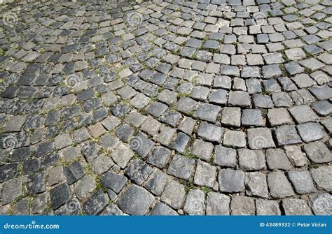 Cobble Stone Street Stock Photo Image Of Ground Shape 43489332