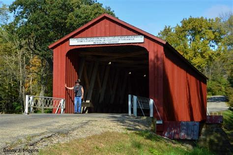 Red Covered Bridge Princeton Illinois The Red Covered B Flickr