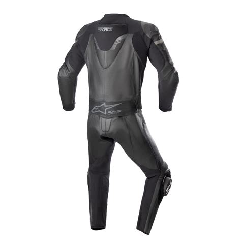 Alpinestars Gp Force Chaser Leather Suit 2 Pc Black Black Oxford Products