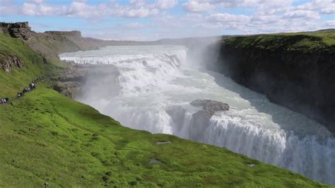 Gullfoss Golden Falls 黃金瀑布 冰島 Is A Waterfall Located In The Canyon Of