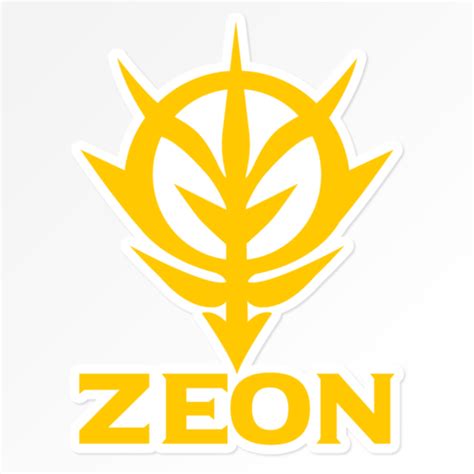 Mobile Suit Gundam Zeon Principality Emblem Logo Anime Vinyl Sticker 3