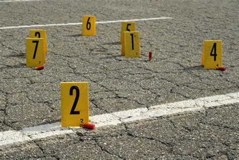Crime Scene Stock Image Image Of Outdoors Crime Numbers 6405897