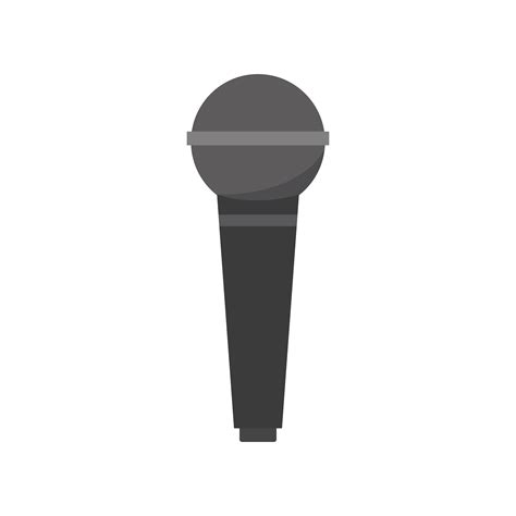 Black Microphone Isolated Graphic Illustration Download Free Vectors