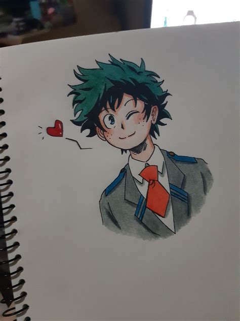 A Friend Of Mine Did A Quick Sketch Of Deku She Hasnt Watched The
