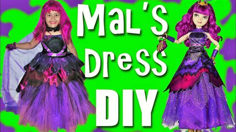 Everything matches, so you can purchase with confidence, knowing that each item fits within the scheme of the birthday theme. Descendants 2 Halloween Costumes Dress Up DIY Mal Dress - YouTube