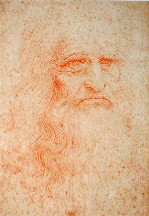 Da Vinci Self Portrait Red Chalk Kerrisdale Gallery