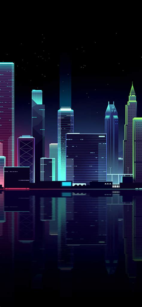 Neon City Phone Wallpapers Wallpaper Cave