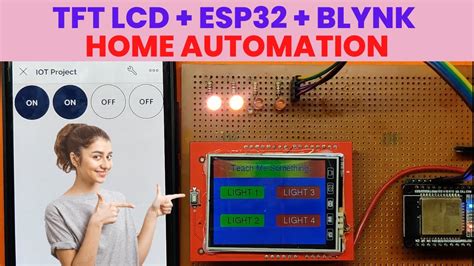Tft Lcd Esp Blynk Home Automation Inch Tft Lcd Shield Iot