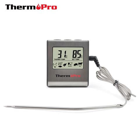 Thermopro Tp 16 Digital Thermometer For Oven Smoker Candy Liquid