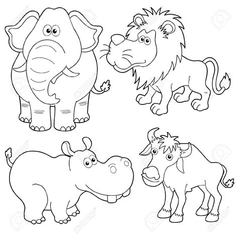 Animal Drawing Outline At Getdrawings Free Download