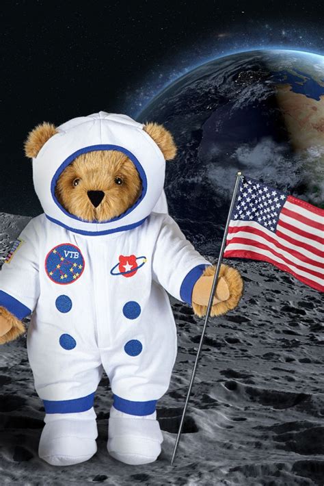 Astronaut Bear Outer Space Themed Fun Teddy Bear Stuffed Animal
