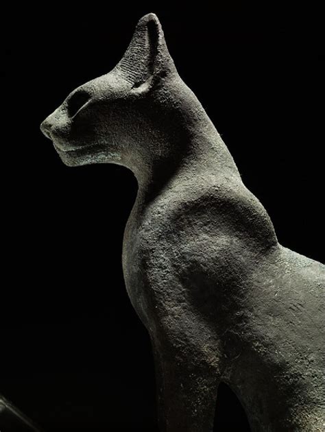 Bastet Cat Egypt Late Period Xxvi Dynasty C 664 525 Bc Bronze