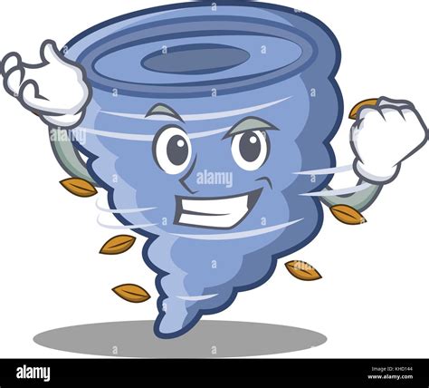 Successful Tornado Character Cartoon Style Stock Vector Image And Art Alamy