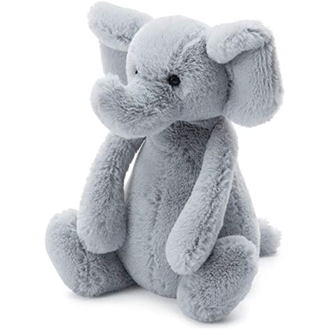 Jellycat Bashful Elephant Medium 30cm Stuffed Animal Soft Plush Toy New