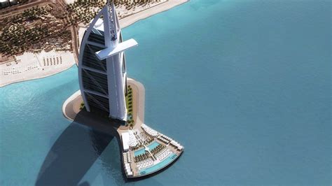 Giant Floating Island Coming To Dubais Burj Al Arab Hotel