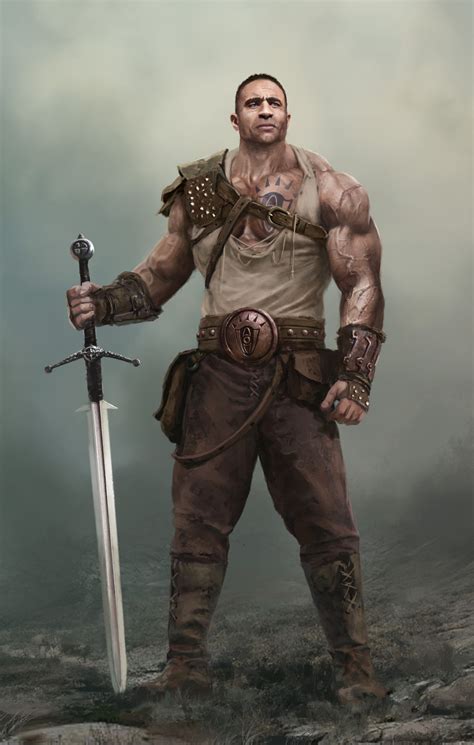 Artstation Holy Warrior Tomasz Ryger Character Portraits Warrior Fantasy Characters