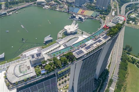 Marina Bay Sands Skypark Observation Deck At Marina Bay Sands Singapore