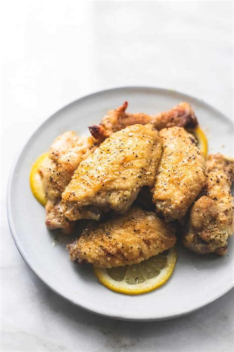 Baked Lemon Pepper Chicken Wings Creme De La Crumb