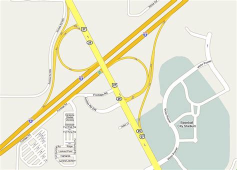 The highway exit layer for maptitude is accessible as a free download from our online store. Map of Interstate 4 and Highway 27 (Exit 55) in Florida