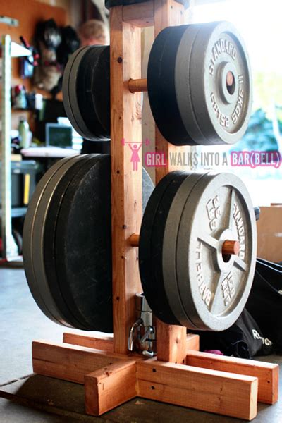 If you love to keep track of your weights while workout at home, then you must organize your weights. DIY Bumper Plate Storage Projects - Garage Gym Organization