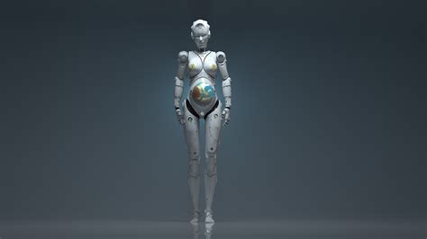 Pregnant Robot Girl 3d Turbosquid 1849725