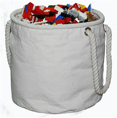 Canvas Toy Storage Bucket Bag Medium By The Original
