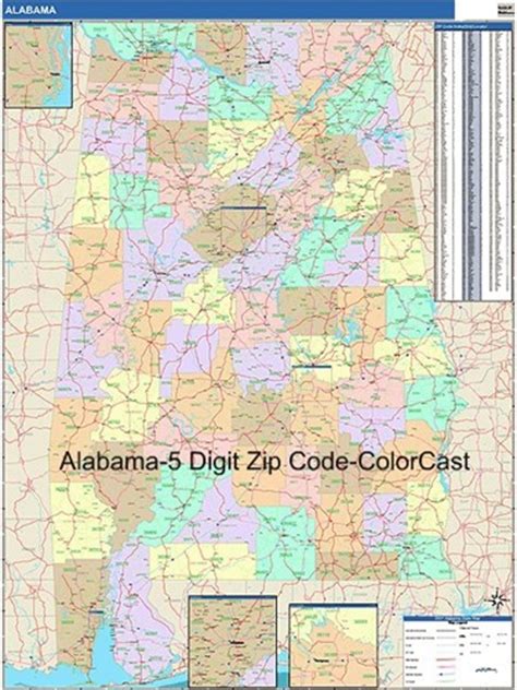 Alabama Zip Code Map Annaapp