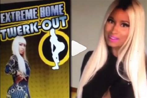 Nicki Minaj Flashes Boobs In Twerking Video Irish Mirror Online