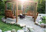 This fire pit is circular and simple. Fire Pit Swing Sets | The Owner-Builder Network