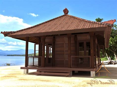 desain rumah kayu mewah elegan klasik  cantik