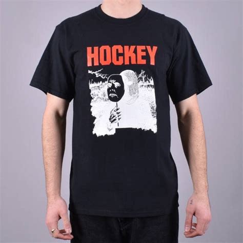 hockey skateboards blend in skate t shirt black skate clothing from native skate store uk