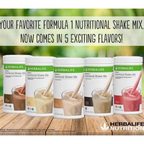 Auth Herbalife F1 Shake Formula 1 Nutritional Shake Mix 550g Shopee