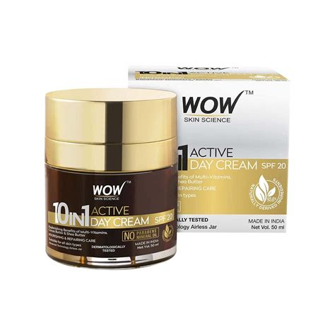 Buy Wow Skin Science 10 In 1 Active Miracle Day Cream 50 Ml Online