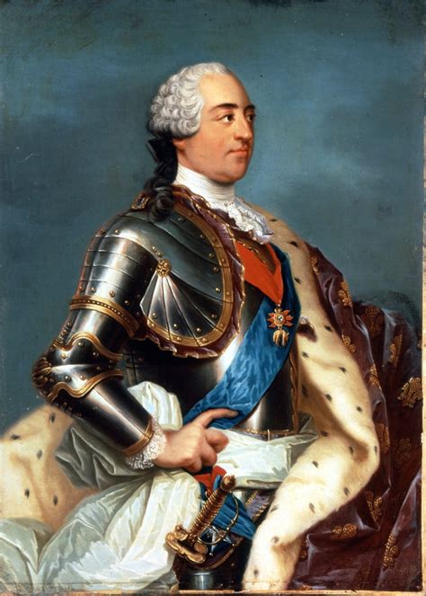 Portrait Of Louis Xv 1710 1774 Painting By Carle Van Loo 1705