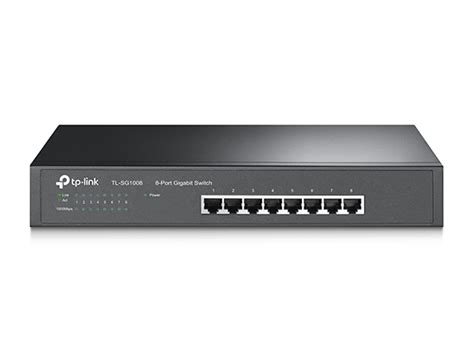 Network Tp Link Switch 8 Port Gigabit Rackmount Desktop