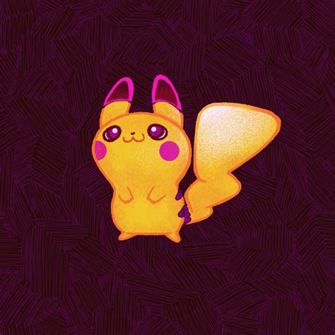 Neon Pikachu By Paperbeatsscissors On Deviantart