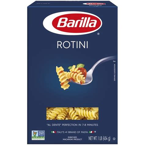 Barilla Classic Blue Box Pasta Rotini Lb Instacart
