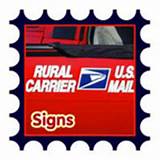 Pictures of Rural Carrier Magnetic Signs