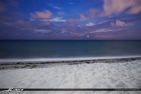 Nighttime At Coral Cove Park Beach Hdr Photography By Captain Kimo