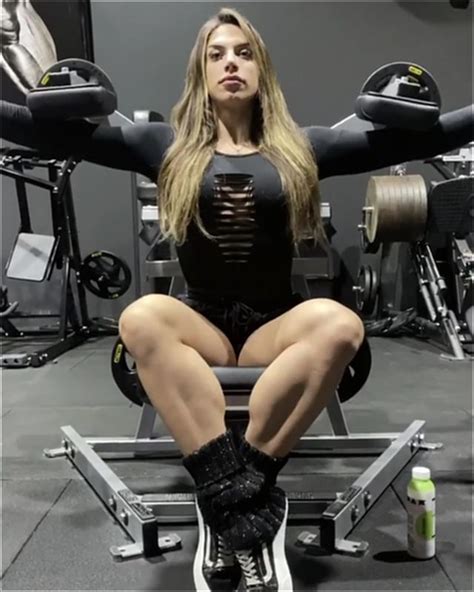 Her Calves Muscle Legs Fetish Laleska Bruschi Gym Workout