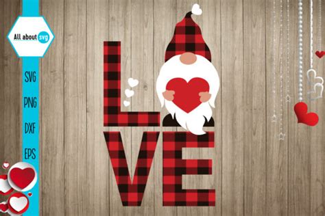 Download Love Gnome Svg, Valentines Gnome Svg (Graphic) by ...