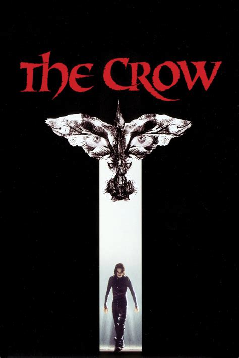 The Crow 1994 Brandon Lee Movie Poster Black 24x36 Inches Ebay