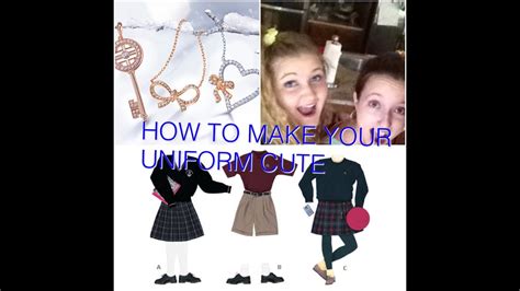 How To Look Cute In Your Uniform Tutorial Pics