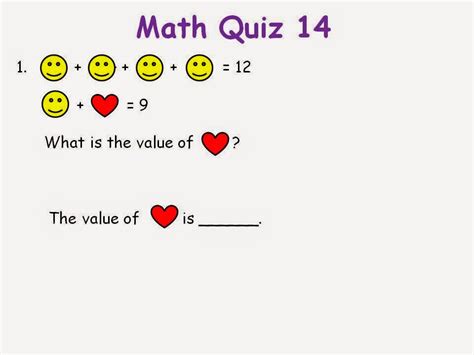 Answer all questions from this section. BGPS P2-6 2014: Math Quiz 14
