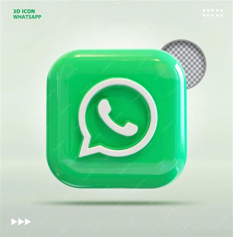 Premium Psd Whatsapp Icon Social Media Concept 3d Render