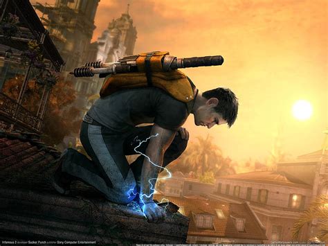 Infamous 2 Adventure Infamous Action Fighting Video Game Hero Hd