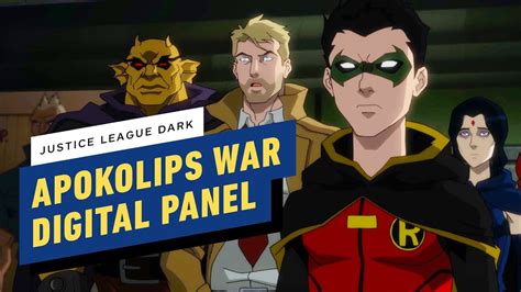 Justice League Dark Apokolips War Digital Panel YouTube